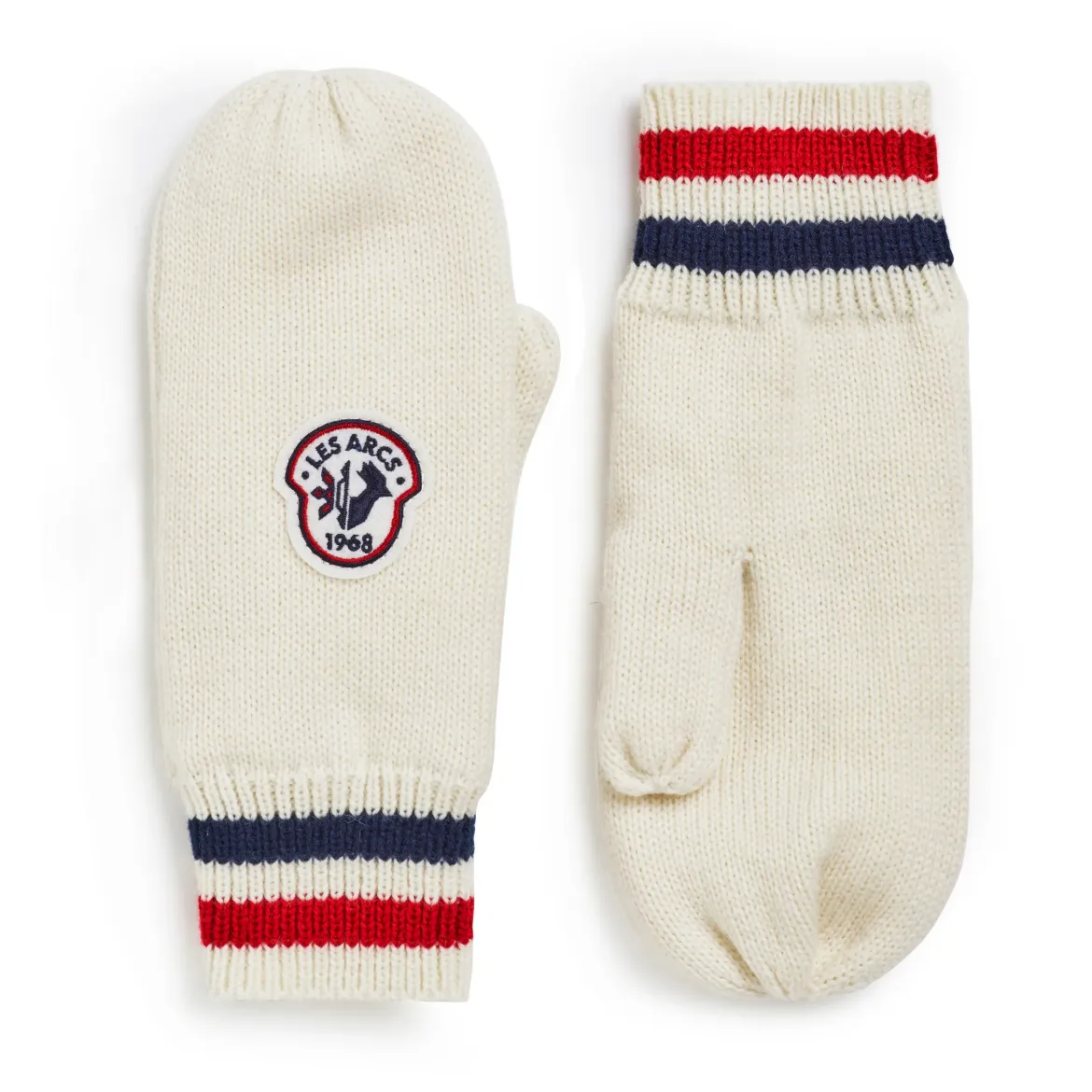 Bilde av Les Arcs Pascale knitted mitt  White